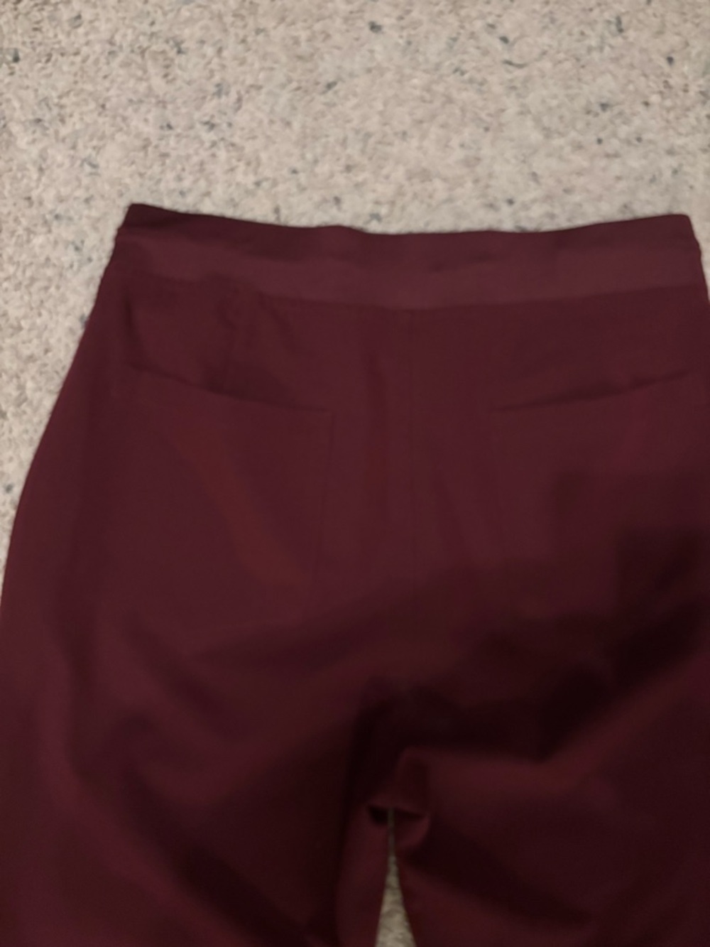 Mandala High-Waist Ponte Leggings in Deep Wine